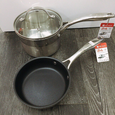 Bộ nồi và chảo inox Elmich baby EL-3795 size 16cm