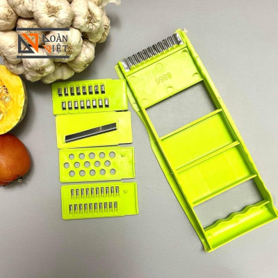 Dụng cụ BÀO SỢI, BÀO RAU CỦ đa năng 5 in 1 - Siêu tiện ích, siêu tiết kiệm. Chuyên phục vụ Sp Gia dụng, Khuôn làm bánh,