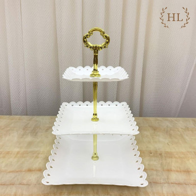 KHAY 3 TẦNG ĐỂ HOA QUẢ, BÁNH KẸO SIZE TO