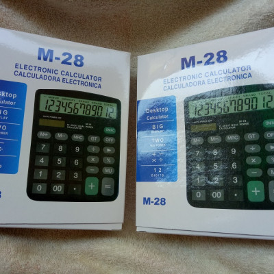 Máy tính cầm tay M28 - Electronic Calculator M28 - Máy tính bỏ túi, thiết bị văn phòng tiện dụng - Hàng chính hãng