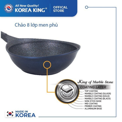 Chảo sâu Colormic Korea King KW-24CI (size 24cm) - Hàng chính hãng
