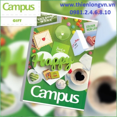 Lốc 5 quyển vở kẻ ngang 80 trang B5 Campus NB-BGIF80