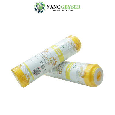 Bộ 2 lõi lọc nước 12 dùng cho các dòng máy NANO và UF, Lõi PP.2IN1.GAC, Cation - Hàng Chính Hãng
