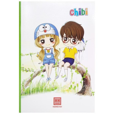 Combo 5 Vở Teen Chibi - 4 Ly Ngang 200 Trang ĐL 58g/m2 - Hồng Hà (Mẫu Màu Giao Ngẫu Nhiên)