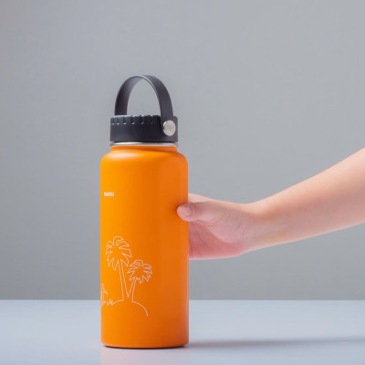 Bình Giữ Nhiệt Lock&Lock Riga Tumbler LHC4160 (897ml) - Hàng Chính Hãng, Bằng Thép Không Gỉ, Có Lưới Lọc Inox - Tặng Kèm Ống Hút Và Cọ Rửa Ống Hút