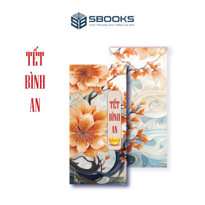 Combo 5 Cái Bao Lì Xì Thiết Kế Họa Tiết Hoa Mẫu Đơn 2025 Giấy Cứng C150 Siêu Dày Dặn - SBOOKS