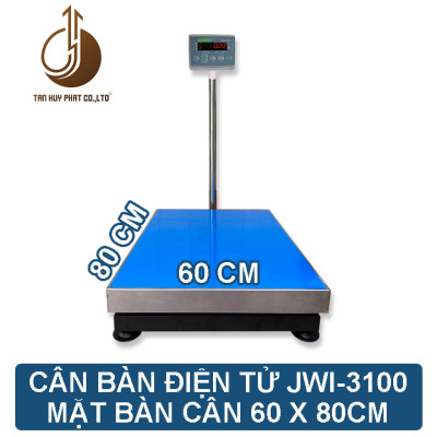 Cân Bàn Điện Tử JWI-3100 - Mặt Bàn Cân 600x800MM