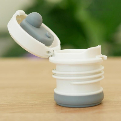 Bình giữ nhiệt Lock&Lock 505ml Maman Cup Vacuum Bottle Màu Xám LHC1487GRY - Hàng chính hãng, nắp dùng làm cốc nước uống - JoyMall