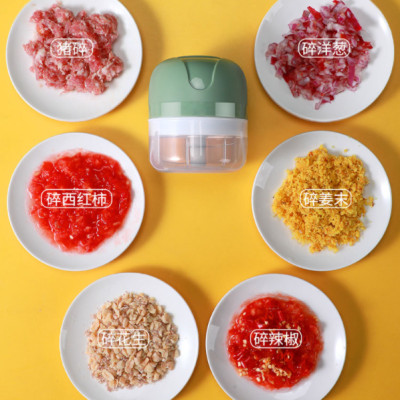 Máy Cắt Lát Xay Rau Củ Cầm Tay Cao Cấp 2in1 - Máy Thái Rau Củ Đa Năng - Máy Xay Tỏi Ớt - Máy Thái Lát Rau Củ Thực Phẩm Máy Xay Cầm Tay Sạc Điện