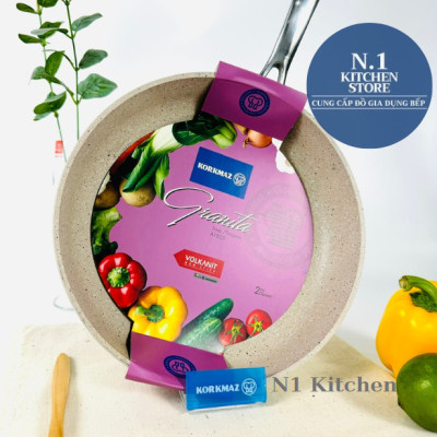 Chảo chống dính Korkmaz Granita - Hàng Chính Hãng