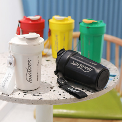 Cốc Giữ Nhiệt Teement Inox 316 Cách Nhiệt, Dung Tích 480ml, Có Dây Cầm Tay Chắn Chắn - Hàng Chính Hãng