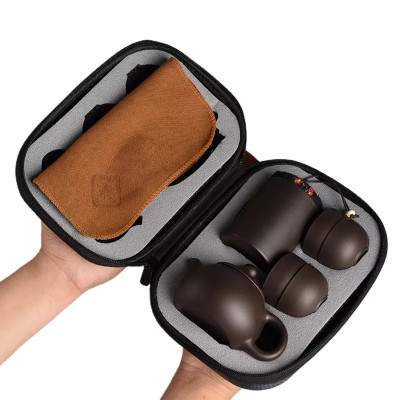 Bộ bình trà có túi đựng đi du lịch