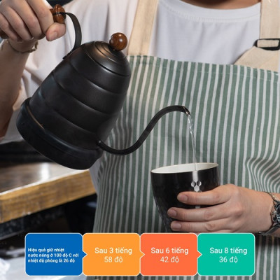 Ly giữ nhiệt inox hoa văn tổ ong 2 lớp phủ sứ Tiamo 360ml