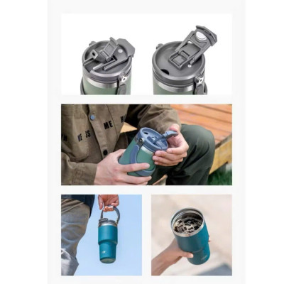 Cốc giữ nhiệt TYESO TS-8828 dung tích 900ml, bằng thép không gỉ 304, Chống tràn & Giữ nhiệt 12 tiếng