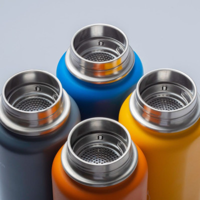 Bình Giữ Nhiệt Lock&Lock Riga Tumbler LHC4160 (897ml) - Hàng Chính Hãng, Bằng Thép Không Gỉ, Có Lưới Lọc Inox - Tặng Kèm Ống Hút Và Cọ Rửa Ống Hút