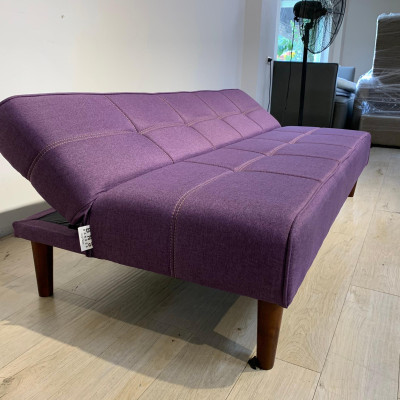 Sofa bed 3 trong 1 Juno sofa chân gỗ màu tím