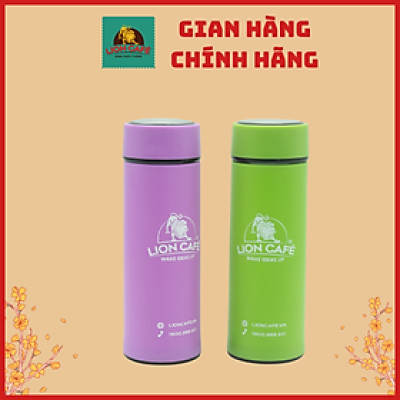 Bình Giữ Nhiệt Lõi Thủy Tinh - An Toàn, Tiện Lợi - Lion Cafe