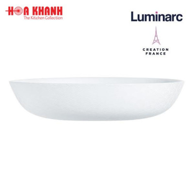 Đĩa Thủy Tinh Luminarc Shells 19cm đựng thức ăn, cường lực, chịu nhiệt - Bộ 3 đĩa - Q1660