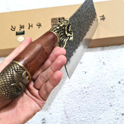 DAO BẾP - DAO THÁI KHÂU RỒNG MÃ A4 DT152 NT topcomshop vn