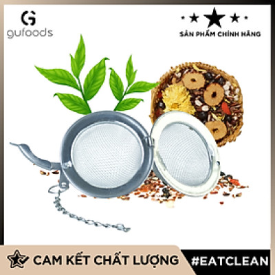 Bóng lưới lọc trà bằng inox GUfoods - Chất liệu bền đẹp, Thân thiện môi trường, Tái sử dụng nhiều lần, Tiện lợi, Sống xanh cùng GU