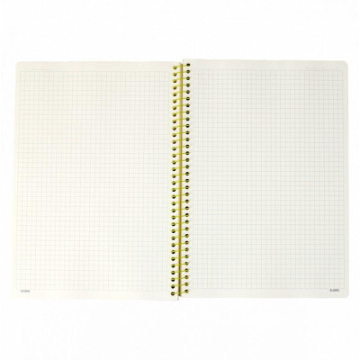 Sổ Caro (6x6)mm lò xo đơn KLONG A4 300 trang 100/76; MS: 591