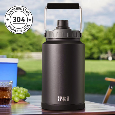 Bình giữ nhiệt Lebenlang LBL3028, phích giữ nhiệt dung tích lớn 3800ml, inox 304 - hàng chính hãng