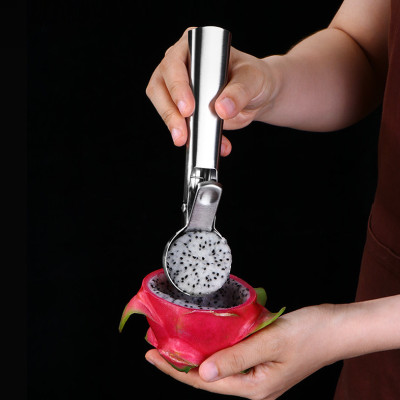 Dụng cụ múc kem, và trái cây inox - 18cm, 79g