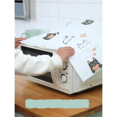 Vỏ Bọc Lò Vi Sóng Chống Thấm Nước / Dầu / Bụi Bẩn Họa Tiết Dễ Thương Tiện Dụng Cho Nhà Bếp