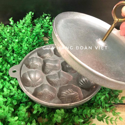 Khuôn Bánh Bông Lan, Bánh Thuẩn - Khuôn Gang Đúc Thủ công C.Lượng. Chuyên phục vụ Sp Gia dụng, Khuôn làm bánh, Dụng cụ h