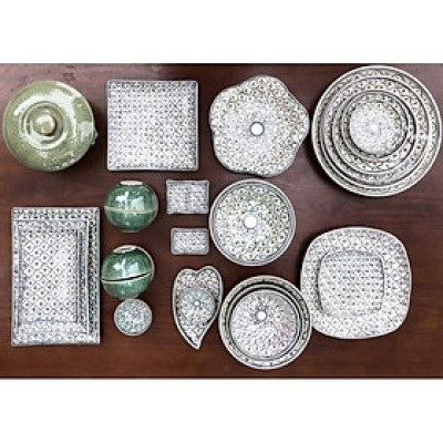 BỘ ĐỒ ĂN XANH ĐỒNG VẼ BÈO (Hàng kĩ)