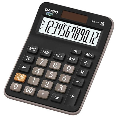 Máy Tính Casio MX-12B-BK-W-DC