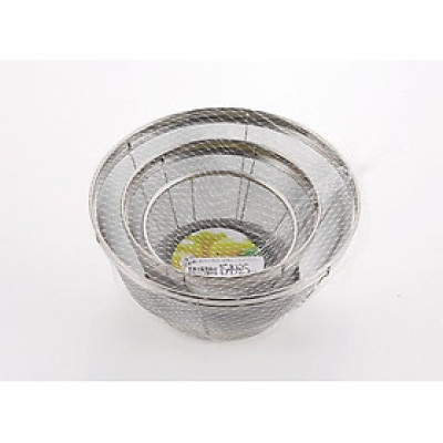 Set 3 Rổ Inox Không Gỉ Pearl Life (15/19/25cm) Cao Cấp Bền Đẹp Theo Thời Gian