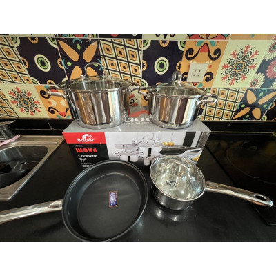 Bộ nồi chảo chất lượng tiên tiến BAUER WAVE - Gokitchen - Hàng chính hãng