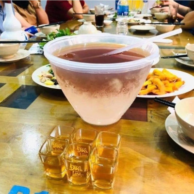 Bộ Bát Ướp Rượu Lạnh Đa Năng Tiện Lợi , Gồm 1 Bát Đựng Rượu , 1 Bát Đựng Đá , 1 Gáo Múc Rượu - Loại Tốt