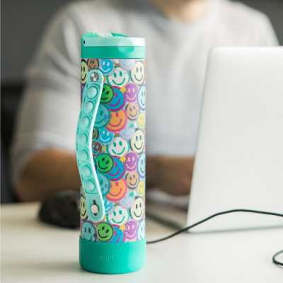 [Elemental chính hãng - Thương hiệu Mỹ] Bình giữ nhiệt Elemental Iconic Pop 590ml màu mặt cười, giữ nhiệt tốt, inox 304, an toàn sức khỏe