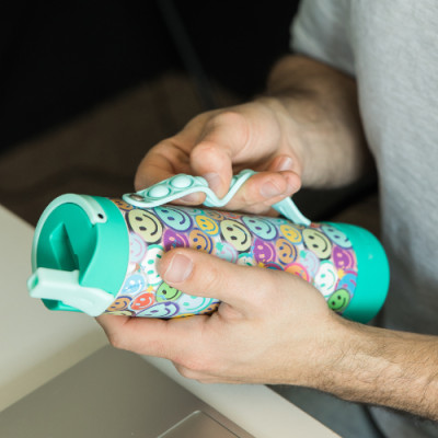 [Elemental chính hãng - Thương hiệu Mỹ] Bình giữ nhiệt Elemental Iconic Pop 590ml màu mặt cười, giữ nhiệt tốt, inox 304, an toàn sức khỏe