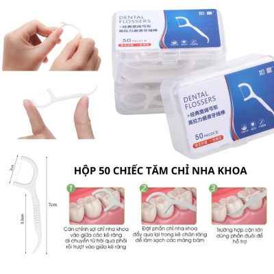 Tăm Chỉ Nha Khoa Tiệt Trùng Vệ Sinh Chăm Sóc Răng Miệng