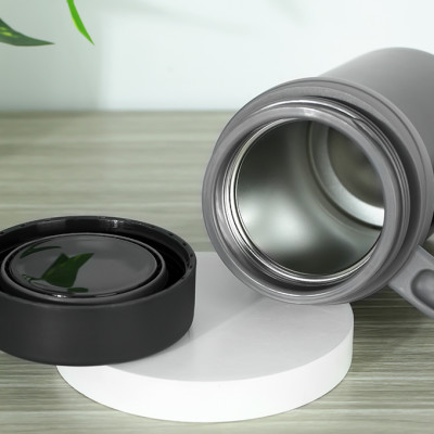 Bình Giữ Nhiệt Lock&Lock New Basic Table màu đen LHC4026B 500ml - Hàng chính hãng, nắp bình 3 lớp tiện lợi - JoyMall