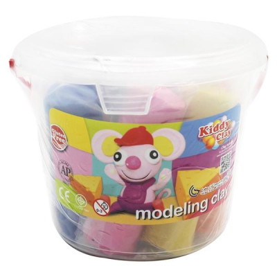 Đất Nặn Học Tập 8 Màu Kiddy Clay BK7008 (700g)