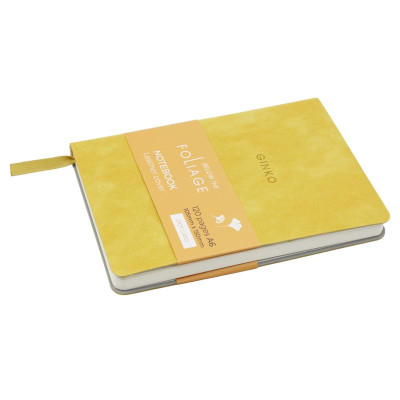 Sổ Bìa Da A6 - Không Kẻ Có Chấm - 120 Trang 100gsm - The Sun - Ginko