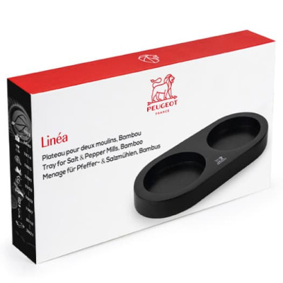 Khay Đế Cối Xay Tiêu Muối Peugeot Linea 44541 17cm Màu Đen Nhám