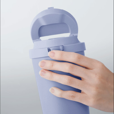 Ly giữ nhiệt LocknLock 550ml màu xanh biển nhạt độc quyền LHC3249LBLU - Hàng chính hãng, mở nắp một chạm, chất liệu thép không gỉ miệng ly rộng - JoyMall