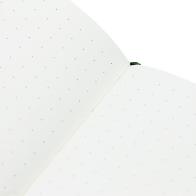 Sổ Bìa Da A6 - Không Kẻ Có Chấm - 120 Trang 100gsm - The Sun - Bamboo