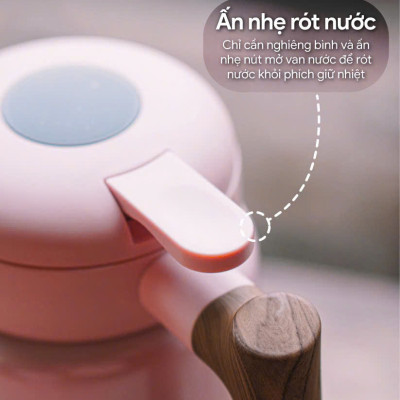 Phích - Bình thuỷ giữ nhiệt nóng lạnh 2Good B52 - Dung tích 1.8 lít - Đổi mới 5 năm