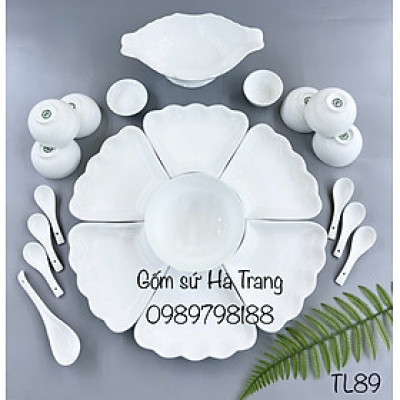Bộ bát đĩa gia tiên full set như  hình mã TL89