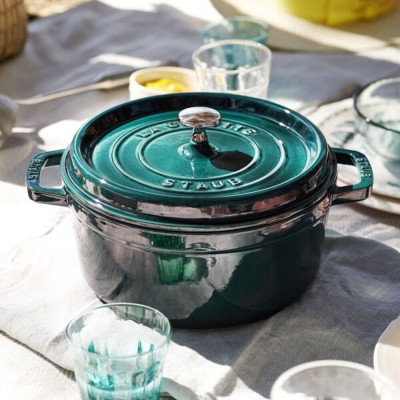 Nồi Tròn STAUB Màu Xanh Ngọc - 26cm