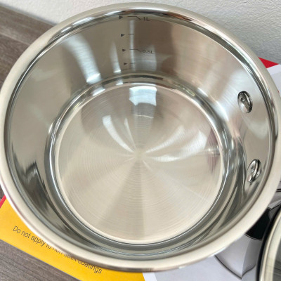 Bộ Nồi Chảo Inox 3 Lớp Liền Khối Kalpen Baby BB14 size 14cm