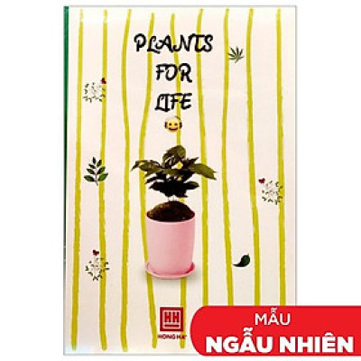 Vở Plants For Life - Kẻ Ngang 120 Trang - Hồng Hà 1416 (Mẫu Màu Giao Ngẫu Nhiên)