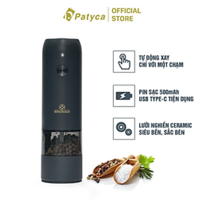 Máy Xay Tiêu Tự Động Bằng Điện Benchusch Màu Trắng/ Đen/ Xanh/ Đỏ