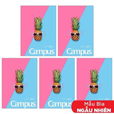 Combo 5 Tập Freely Life - B5 Kẻ Ngang 120 Trang ĐL 58-65g/m2 - Campus NB-BFRL120 (Mẫu Màu Giao Ngẫu Nhiên)